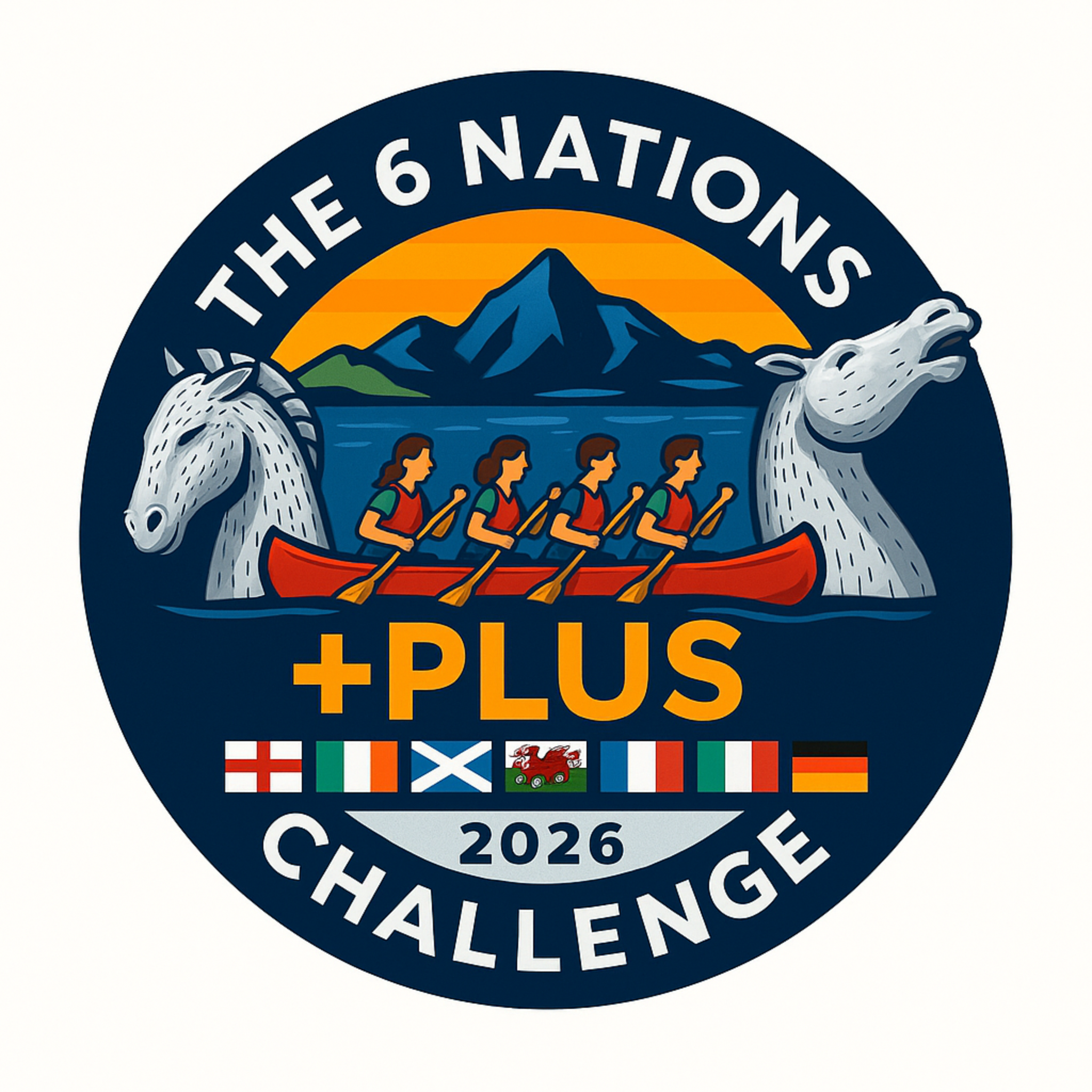 6 Nations + Plus Challenge logo
